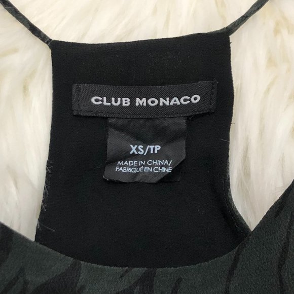 Club Monaco Racerback Silk Tank Top - Size XS - Picture 6 of 9